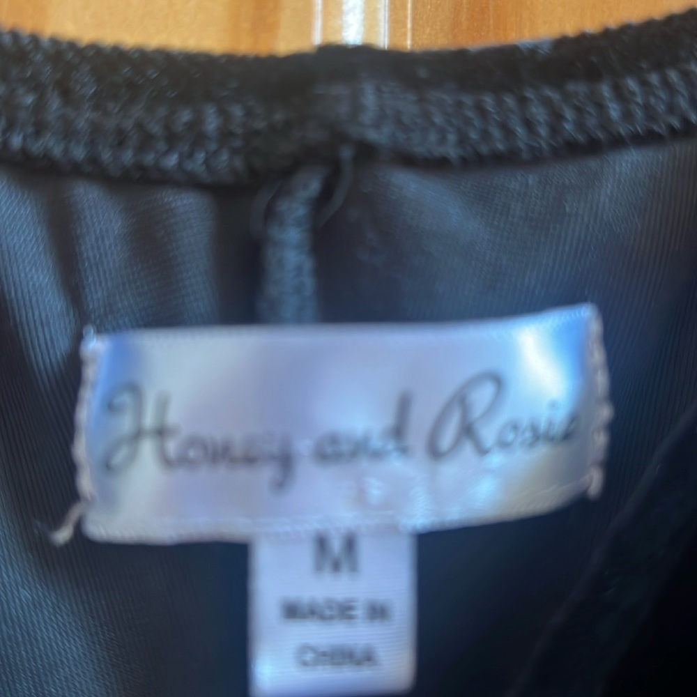 Black prom dress like new size M